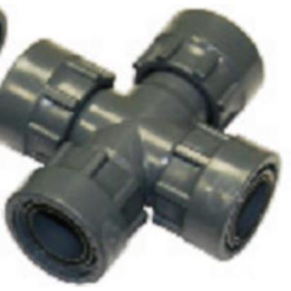 Hollanderes  1" kereszt BBBB szürke