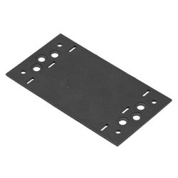   összekötő lemez  156 x 85 mm díszítőelemmel kiegészíthető fekete