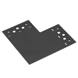   összekötő lemez "L" 146 x 146 x 85 mm díszítőelemmel kiegészíthető fekete