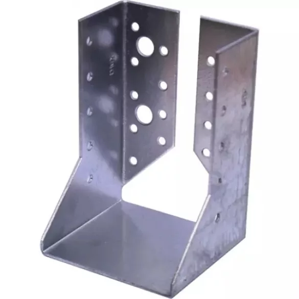 oszloptartó lemez "B" 80 x 120 x 75 / 2 mm horganyzott