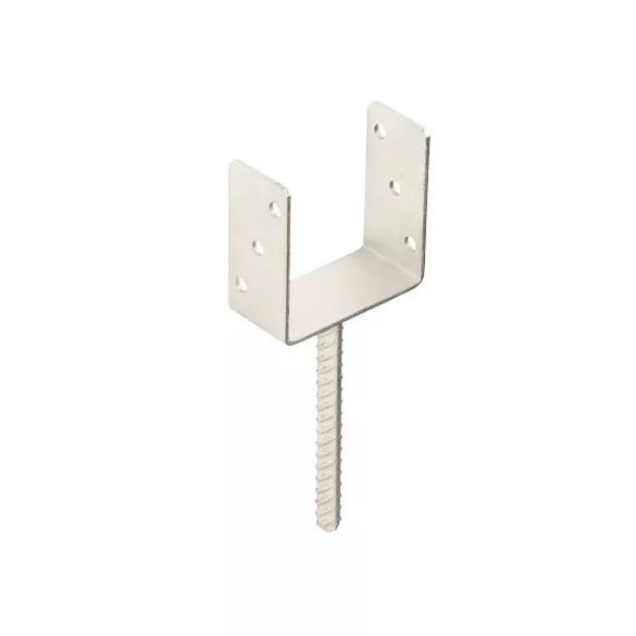 oszloptalp "U" betonozható   71 x 60 x 120 / 4 mm horganyzott
