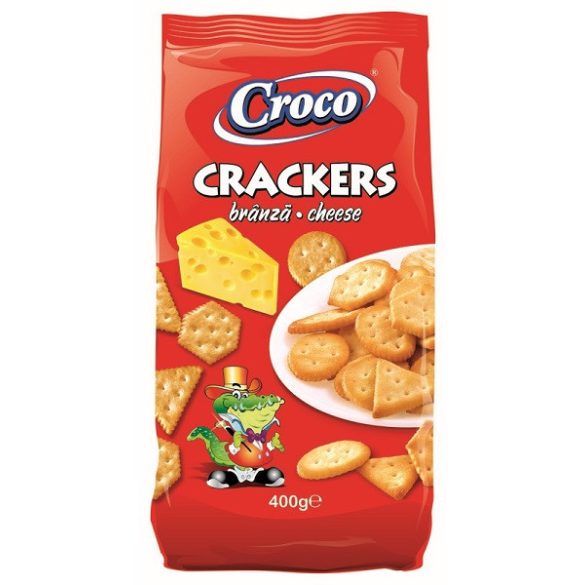 Croco Crackers 400G Sajtos