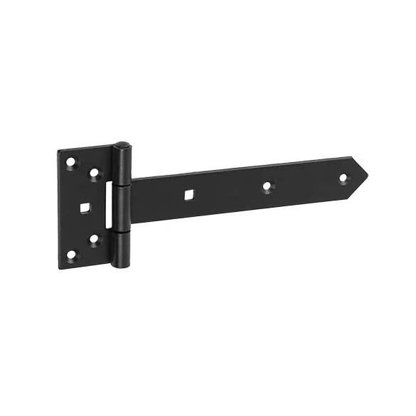 kapupánt csuklós sima 200 x 45 x 90 / 3 mm fekete (ET)