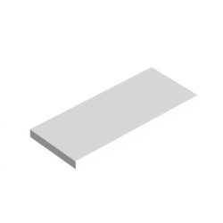 Minőségi lebegőpolc - fehér színben - 59,5 x 23,5 cm