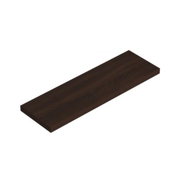 Minőségi lebegőpolc - barna színben - 79,5 x 23,5 cm