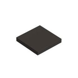Minőségi lebegőpolc - fekete színben - 23,5 x 23,5 cm