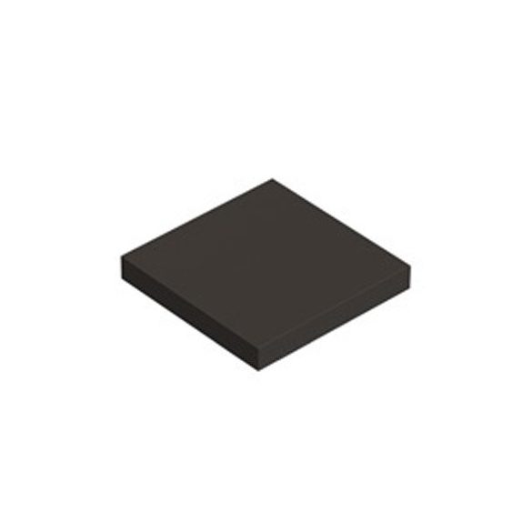 Minőségi lebegőpolc - fekete színben - 23,5 x 23,5 cm