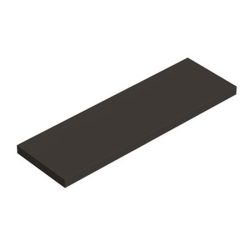 Minőségi lebegőpolc - fekete színben - 79,5 x 23,5 cm