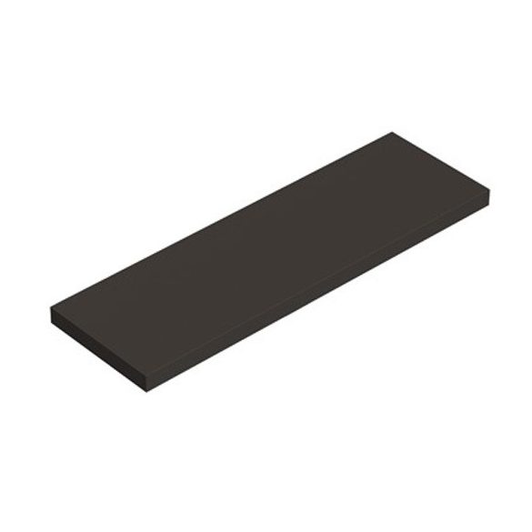 Minőségi lebegőpolc - fekete színben - 79,5 x 23,5 cm