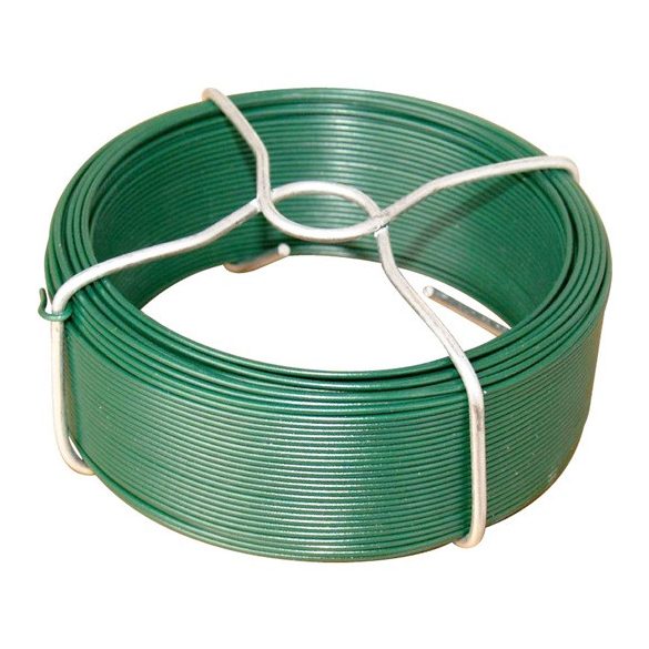 dróthuzal műanyag bevonatos zöld 0,7/ 1,2mm 50m