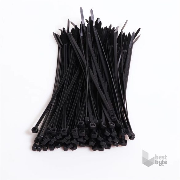 Kábelkötegelő 3,6x300 /100db fekete