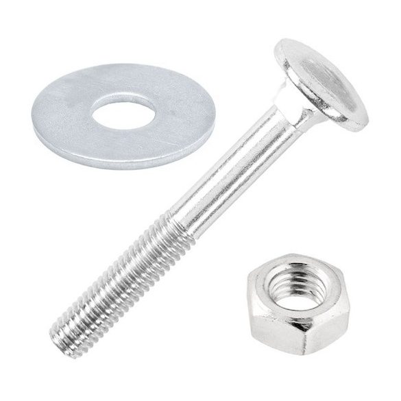 SB kapupántcsavar M6x80+anya+fakötésű alátét (25 db)