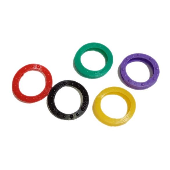 SB kulcsjelölő karika műanyag vegyes színű (5 db)