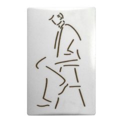 SB piktogram öntapadós műanyag vonalas férfi