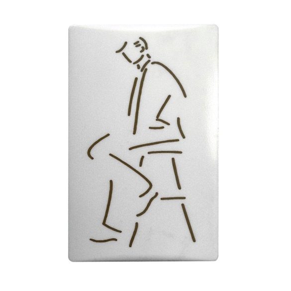 SB piktogram öntapadós műanyag vonalas férfi
