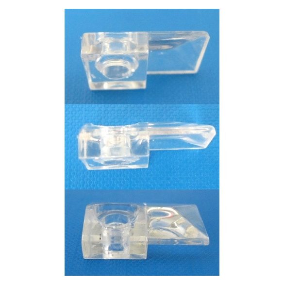 SB tükörleszorító műanyag áttetsző (4 db)