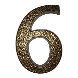SB alumínium házszám  6/9 barna 10cm