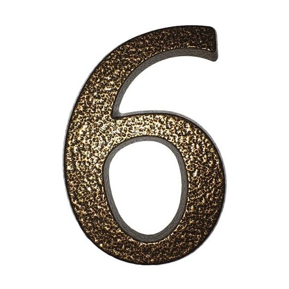 SB alumínium házszám  6/9 barna 10cm