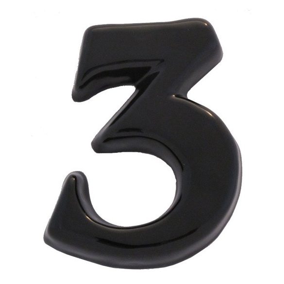 SB KERÁMIA HÁZSZÁM / FEKETE