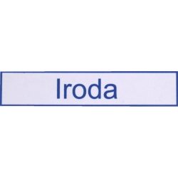 SB tábla 20x4.5cm "Iroda"