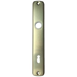   SB ajtócím 90mm normál kulcslyukas F2 eloxált (1 pár) (2 db)