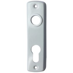 SB ajtócím lővér cilinderlyukas fehér (1 pár)