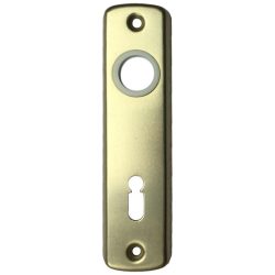 SB ajtócím lővér kulcslyukas F2 eloxált (1 pár)