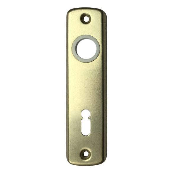 SB ajtócím lővér kulcslyukas F2 eloxált (1 pár)