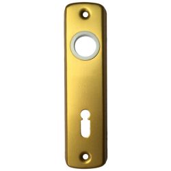 SB ajtócím lővér kulcslyukas F3 eloxált (1 pár)