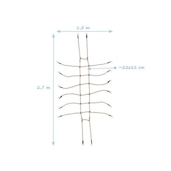 Kötélháló - 1,5 m x 2,7 m