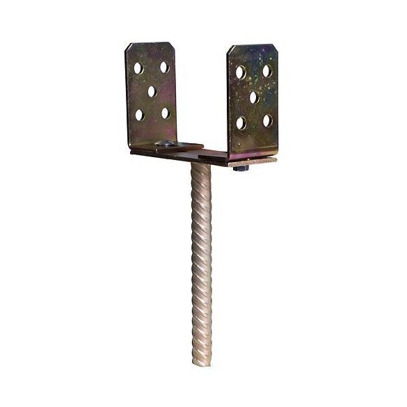 Oszloptartó MA2301, 0-200 mm, Zn, állítható, betonozható