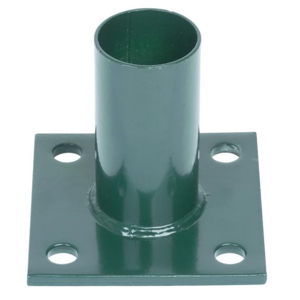 METALTEC heel, for round post 38mm, green, RAL6005, for anchoring
