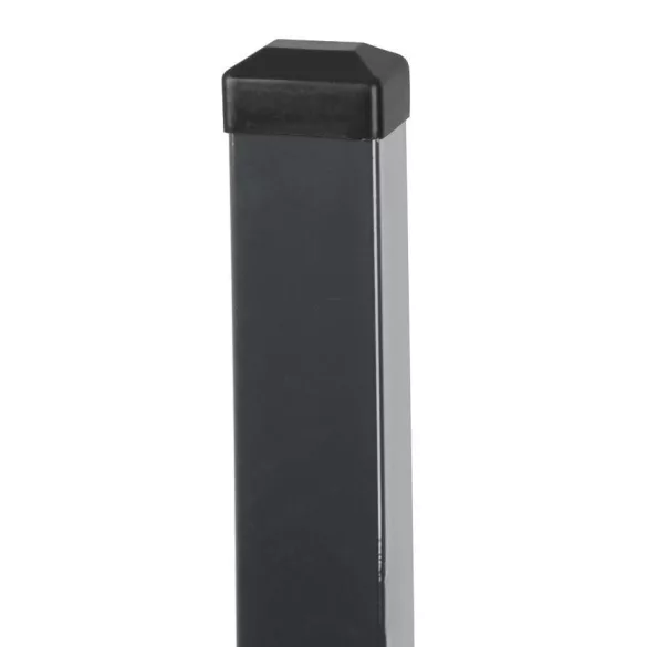 Kerítésoszlop 1800/ 60x40 /1,25 mm, RAL7016 Zn + PVC