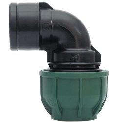 KPE könyök BM 25mm x  1/2" 1