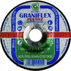 TISZTÍTÓKORONG FÉM 125X6 GRANI./10 DB