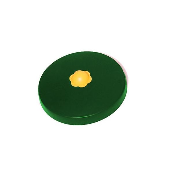 Oszlopfedő - Műanyag kerek 10 cm - zöld Kifutó termék!