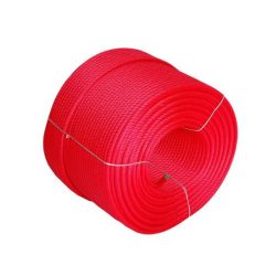 Közterületi - Acélbetétes kötél 16 mm piros