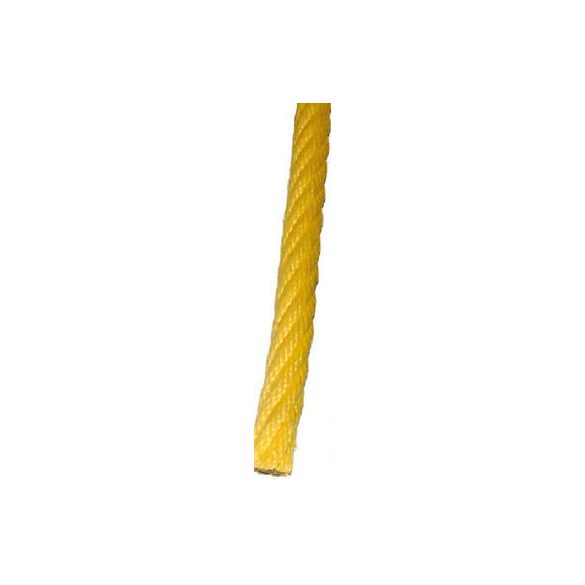 Közterületi - Acélbetétes kötél 16 mm sárga