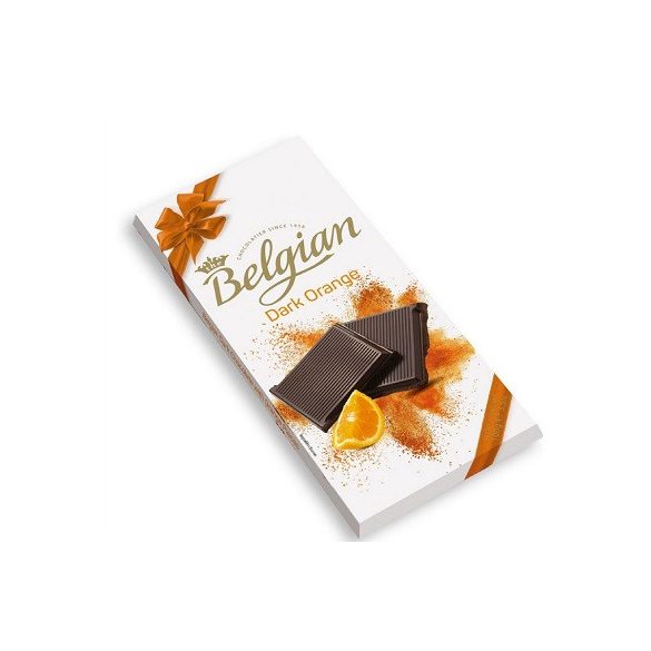 Belgian Dark Orange 100G Étcsokoládé Narancs Darabkakkal BPTL1005