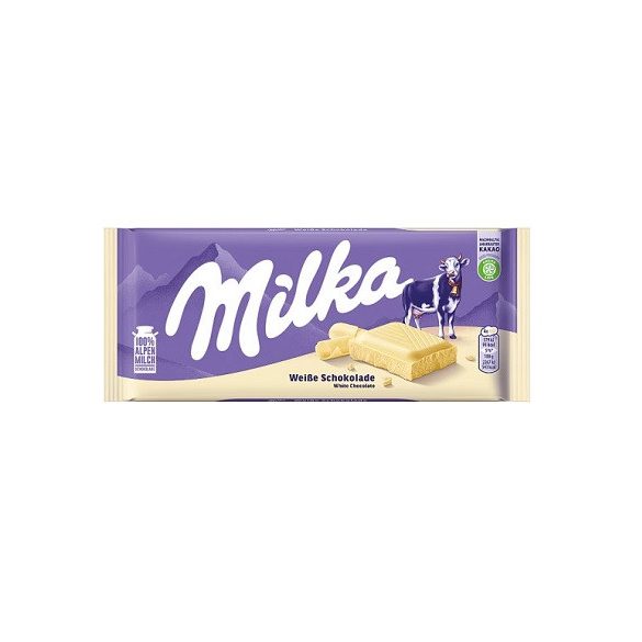 Milka 100G Fehér Csoki