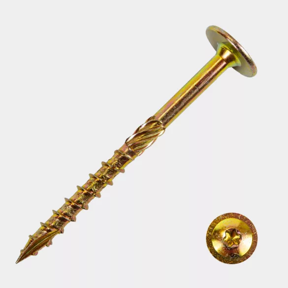 Faforgácslapcsavar lapos fejű 10x160 (C60) TORX-40