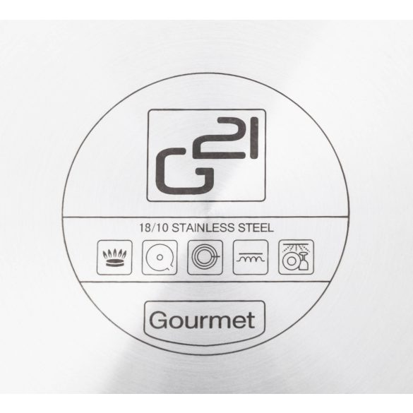 Gourmet Magic 28 cm átmérőjű főzőedény, rozsdamentes acél
