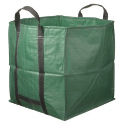 Lombgyűjtő zsák 325l zöld, 68x68x70cm, 170g/m2