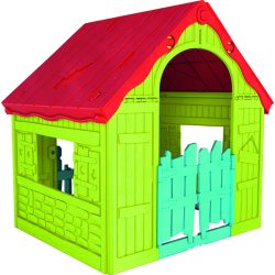   Keter WONDERFOLD PLAYHOUSE kerti házikó, piros / zöld / kék