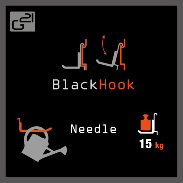 felfüggesztési rendszer BlackHook needle 19x3,8 cm