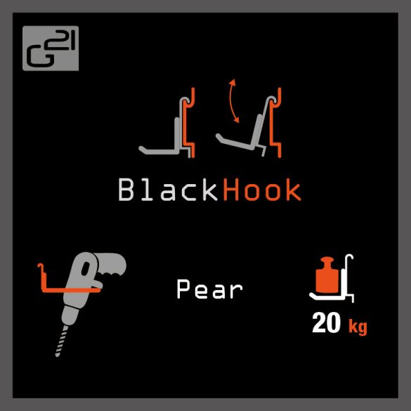 BlackHook pear akasztó rendszer 12 x 10,5 x 21,5 cm
