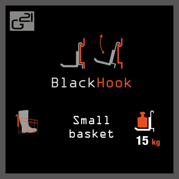 BlackHook small basket akasztó rendszer 30 x 22 x 23 cm