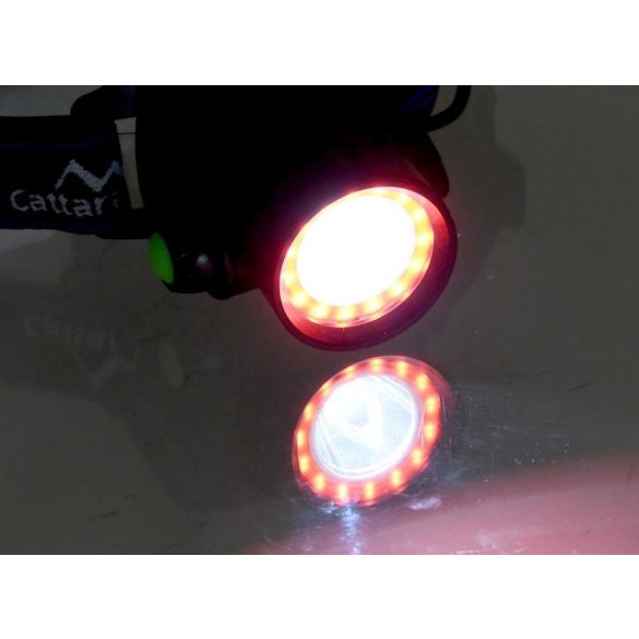 Cattara LED fejlámpa 400 lm tölthető