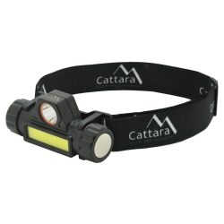 LED-es fejlámpa Cattara 120lm újratölthető