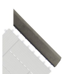   Incana átvezető profil a WPC burkolócsempékhez, 38,5 x 7,5 cm sarok (jobb)
